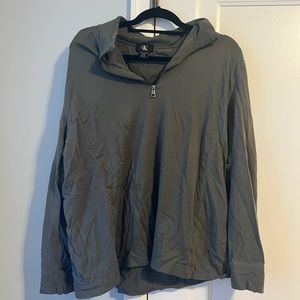 Calvin Klein Quarter Zip Shirt - XXL